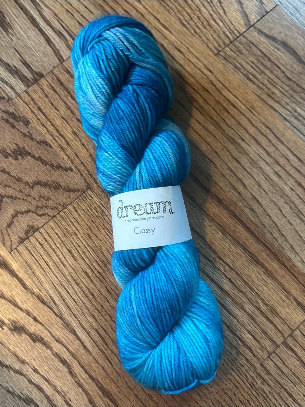 Dream in Color Yarn Classy Hand-Dyed Turquoise Superwash Merino Wool Worsted